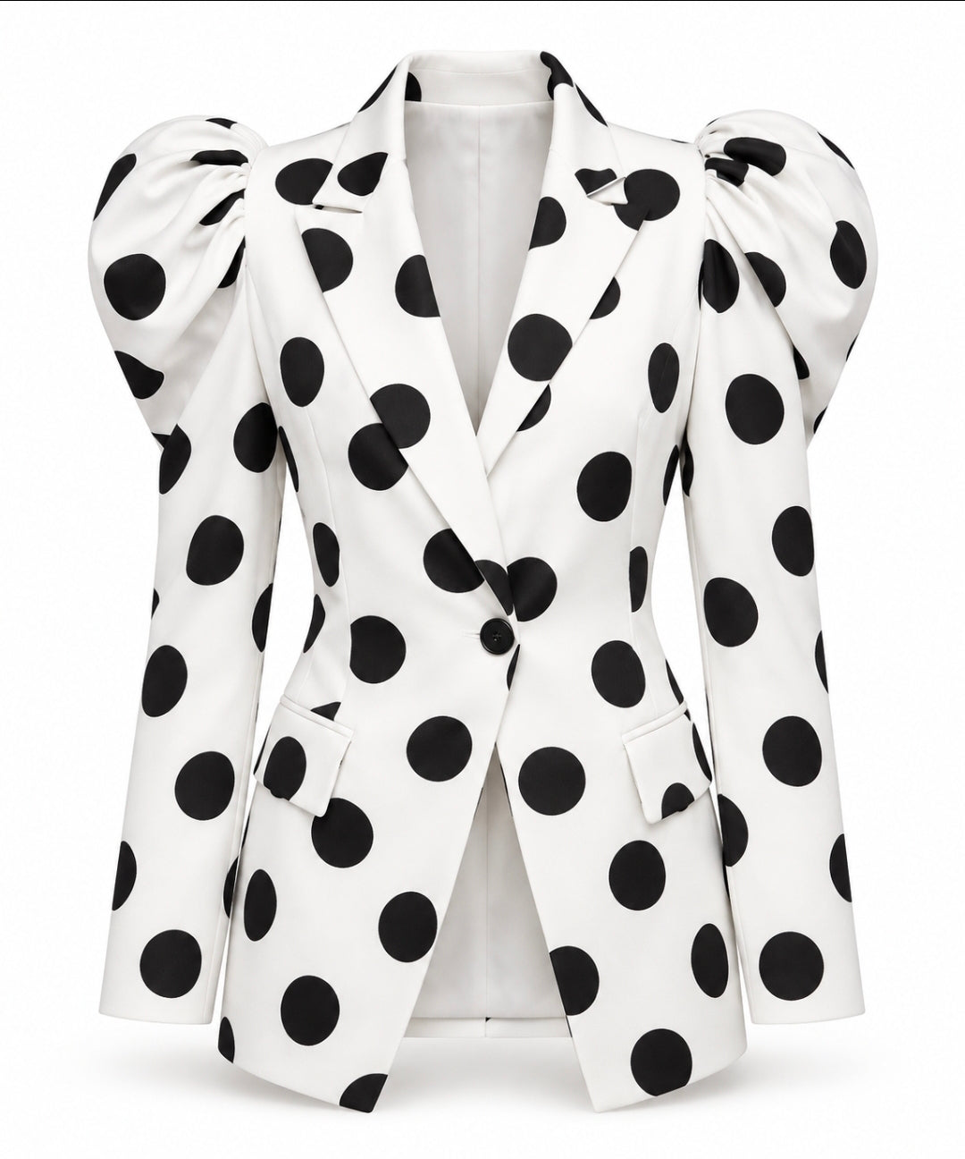 Polka-Dot Power Look